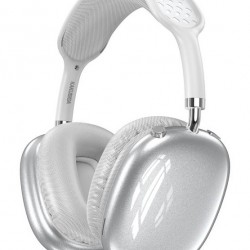 KAKUSIGA headphones KSC-1466, ασύρματα & ενσύρματα, micro SD, 40mm, 400mAh, ασημί