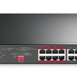 MERCUSYS rackmount switch MS118CP, 16x 10/100Mbps PoE+ & 2x Gigabit θύρες, UN/1.0