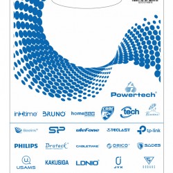 Σακούλα εμπορευμάτων τύπου χούφτας PT-1522, 21x30cm, νάιλον, 40τμχ