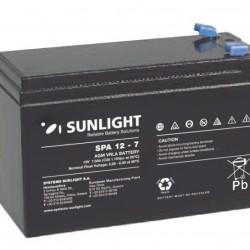 Sunlight Μολύβδου 12V 7A(4.8mm)(F1)