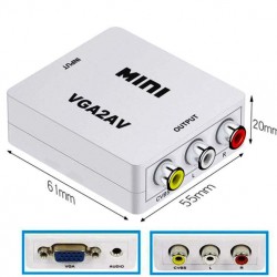 Μετατροπέας VGA σε Audio Video Out
