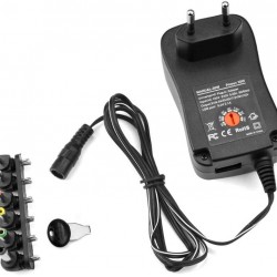 Τροφοδοτικό 30W 12V/2.5A Switching με 6 Κεφαλές