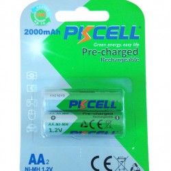 Pkcell Επαναφορτιζόμενη RTU AA2000-2B (2τμχ)