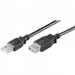 Καλώδιο USB 2.0 Αρσ./Θηλ. 1.8m