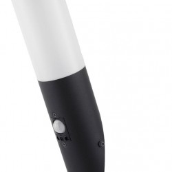 Avide Φωτιστικό τοίχου εξωτερικού χώρου Boca 1xE27 PIR IP44 Μαύρο