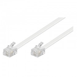 ATC Τηλεφωνική Προέκταση 6P4C 30m Λευκό