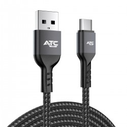 ATC-C4 Καλώδιο Φόρτισης & Sync USB A/C 3A max 1m