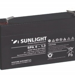 Sunlight Μολύβδου  6V 1.3A