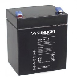 Sunlight Μολύβδου 12V 5A Τετράγωνη (F1)