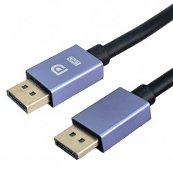 POWERTECH καλώδιο DisplayPort CAB-DP080, 8K/60Hz, 48 Gbps, 2m, μαύρο