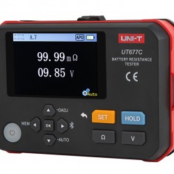 UNI-T μετρητής εσωτερικής αντίστασης μπαταριών UT677C, 0-3Ω, 0-120V