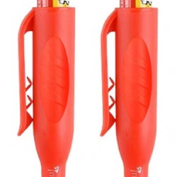 Ανεξίτηλος μαρκαδόρος σημαδέματος TOOL-0100 με μακριά μύτη, 45mm, κόκκινος, 2τμχ