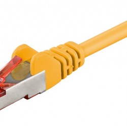 GOOBAY καλώδιο δικτύου 92453, CAT 6 S/FTP, copper, 250MHz, 0.15m, κίτρινο