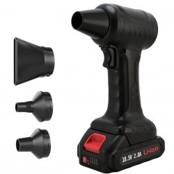 KINZIR ηλεκτρικό air duster AD47, 400W, 10000mAh, μαύρο