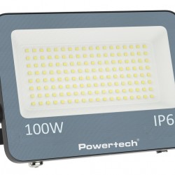 POWERTECH LED προβολέας PT-1460, 100W, 4000K, 9000lm, IP66