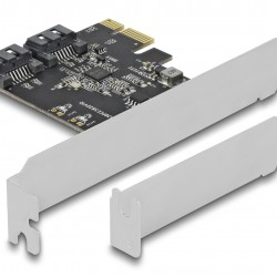 DELOCK κάρτα επέκτασης PCIe σε 2x SATA 90431, 6Gb/s