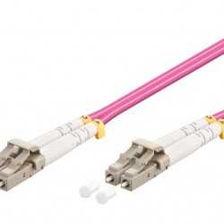 GOOBAY καλώδιο οπτικής ίνας LC-UPC 95933, Multimode OM4, 0.5m, βιολετί