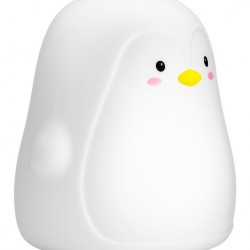 GOOBAY LED φωτιστικό νυκτός πιγκουίνος 61648, RGB, επαναφορτιζόμενο, λευκό