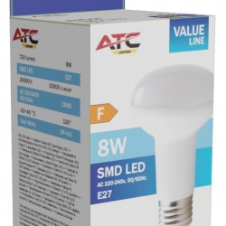 ATC SMD Λαμπτήρας LED Spot R63 230V 8W/720LM E27 6500K