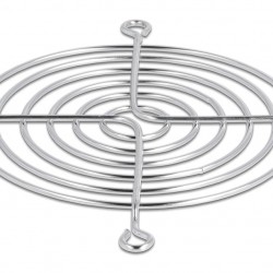 DELOCK σχάρα για 92mm ανεμιστήρα 67307, μεταλλική, ασημί