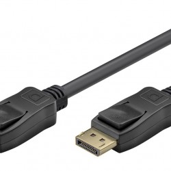 GOOBAY καλώδιο DisplayPort 74777, VESA Certified, 8K/60Hz, 32.4 Gbps, 1m, μαύρο