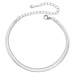 BAMOER βραχιόλι BSB193, ασήμι 925, ασημί