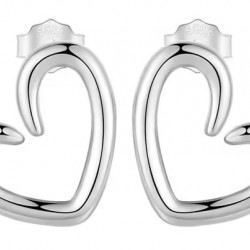 BAMOER σκουλαρίκια καρφωτά SCE1769, ασήμι 925, ασημί