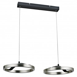 POWERTECH LED φωτιστικό οροφής HLL-0203, 42W, 4000K, 70x30x120cm, ασημί/μαύρο