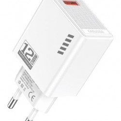 KAKUSIGA φορτιστής τοίχου KSC-1235, USB, 12W, λευκός