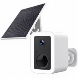 VSTARCAM smart ηλιακή κάμερα CB554 με φωτισμό, 3MP, WiFi, SD, 5200mAh, IP66