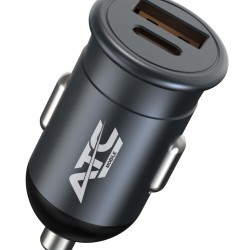 ATC-CA05 Φορτιστής Αυτοκινήτου USB-A & Type-C 65W