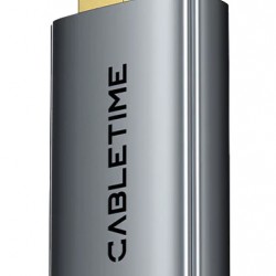 CABLETIME αντάπτορας DisplayPort σε HDMI CT-DMHF4K-AG6, 4K/60Hz, γκρι