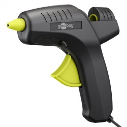 GOOBAY πιστόλι θερμοκόλλησης σιλικόνης 77824 με 2x ράβδους σιλικόνης 11mm, 80W, μαύρο