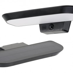 POWERTECH LED ηλιακό φωτιστικό PT-1516 με αισθητήρα κίνησης, 6W, 2000mAh, μαύρο