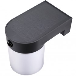 POWERTECH LED ηλιακό φωτιστικό PT-1520 με αισθητήρα κίνησης, 4W, 2000mAh, μαύρο