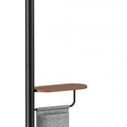 BRATECK βάση τηλεόρασης δαπέδου FS54-22T-02W, 17-43