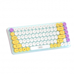 XO KB-12 Ασύρματο Πληκτρολόγιο Bluetooth Tri-Colour Πορτοκαλί