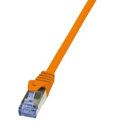 Καλώδιο Δικτύου S/FTP CAT6A LogiLink CQ3018S 0.25m Πορτοκαλί