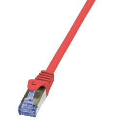 Καλώδιο Δικτύου S/FTP CAT6A LogiLink CQ3014S 0.25m Κόκκινο