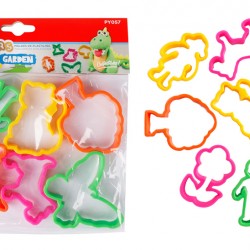 MP σετ καλούπια πλαστελίνης PY057, garden, 3+ ετών, 8τμχ
