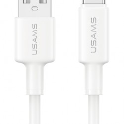 USAMS καλώδιο USB-C σε USB SJ761, 3A 18W, 480Mbps, 1m, λευκό