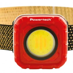 POWERTECH LED φακός κεφαλής PT-1548, 4 σε 1, επαναφορτιζόμενος, 950lm, IP64, κόκκινος
