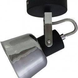 Avide Φωτιστικό Τοίχου Maya 1xE14 Socket Μαύρο