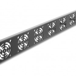 DELOCK κάλυμμα για 8x 40mm ανεμιστήρες 67414 για rack 19