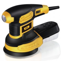 DELI έκκεντρο τριβείο DL-SG125-E3, 360W, Φ125mm, ρυθμιζόμενη ταχύτητα & συλλέκτη