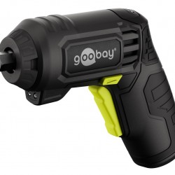 GOOBAY 4 σε 1 κατσαβίδι μπαταρίας με μύτες & εξαρτήματα 77817, LED φακός, 1500mAh