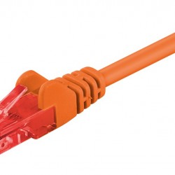 GOOBAY καλώδιο δικτύου 95594, CAT 6 U/UTP, CCA, 250MHz, 1.5m, πορτοκαλί