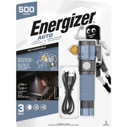 Energizer Επαναφορτιζόμενος Φακός Χειρός Αυτοκινήτου με Αξεσουάρ Προστασίας 500lm