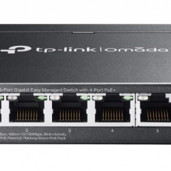 TP-LINK easy managed switch ES205GP, 5x Gigabit θύρες, PoE+, V1.0