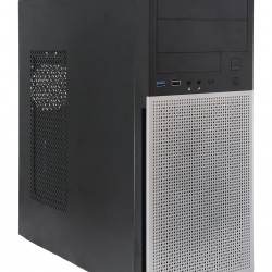 POWERTECH PC Case PT-1563 με 550W PSU, ATX Midi, 376.6x175x408.5mm, μαύρο